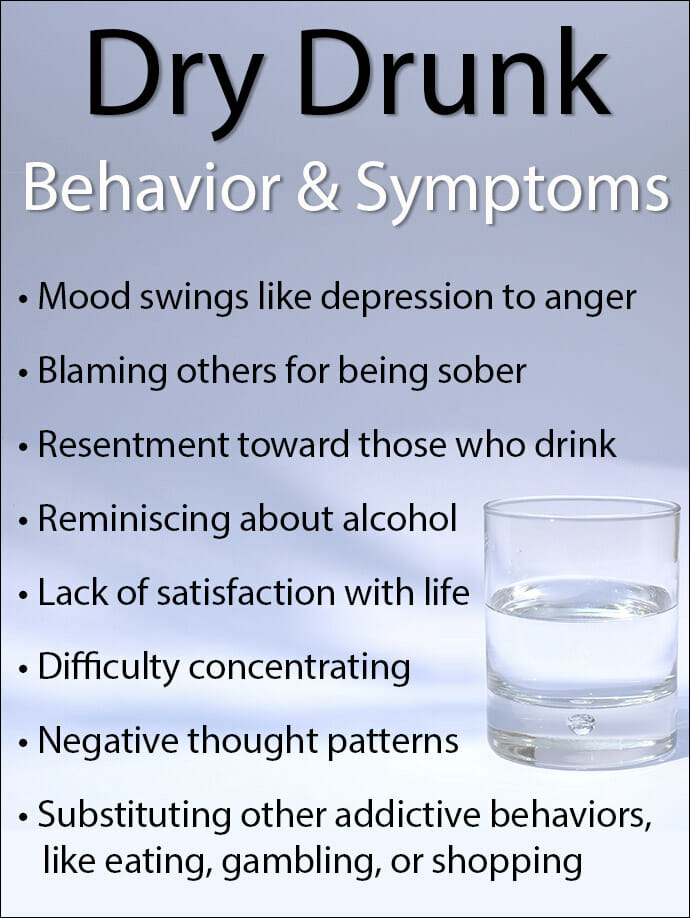 Dry Drunk Behavior and Symptoms