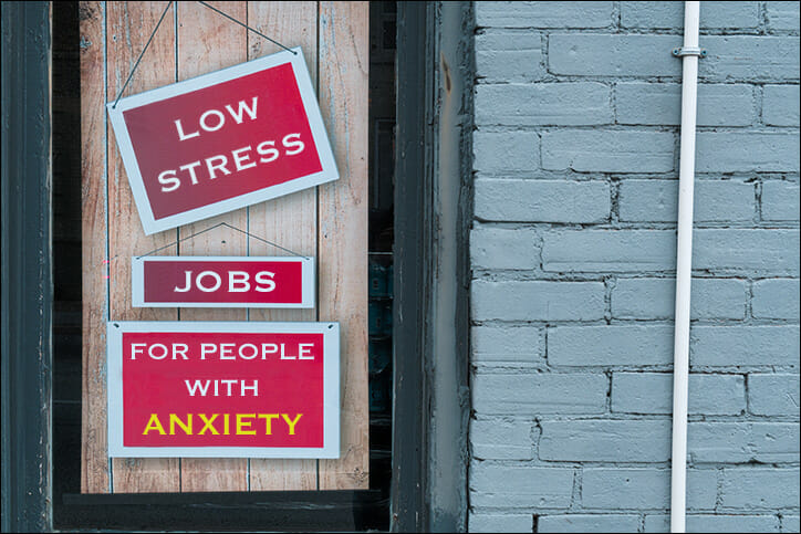 Low Stress Jobs for People with Anxiety