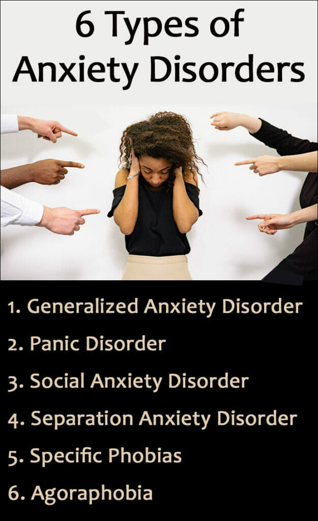 6 Types Of Anxiety Disorders Causes, Symptoms, Treatments - Summit Malibu