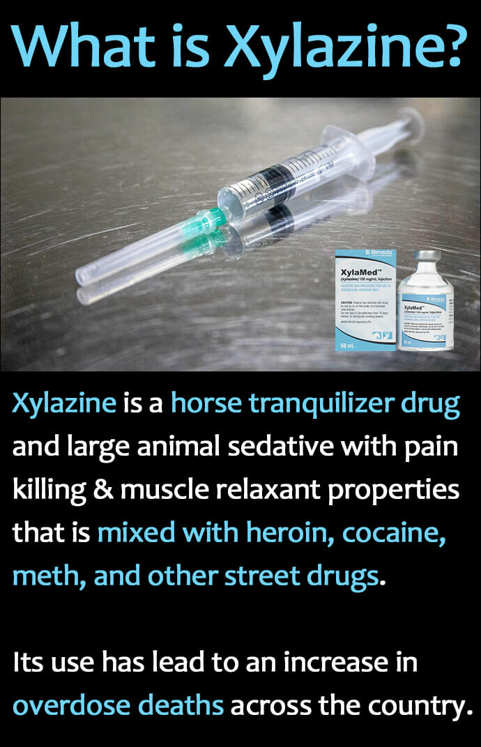 xylazine abuse humans